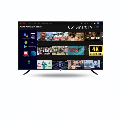iTEC 65'' Smart Uhd 4k Tv- Usb, Hdmi, Dolby + 3840* 2160 Screen Resolution (one Year Warranty)